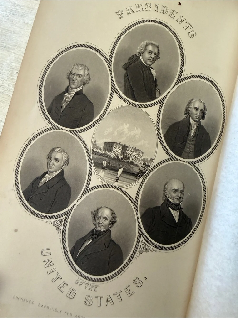 Antique Book - The Presidents of the United States 1881- Rare